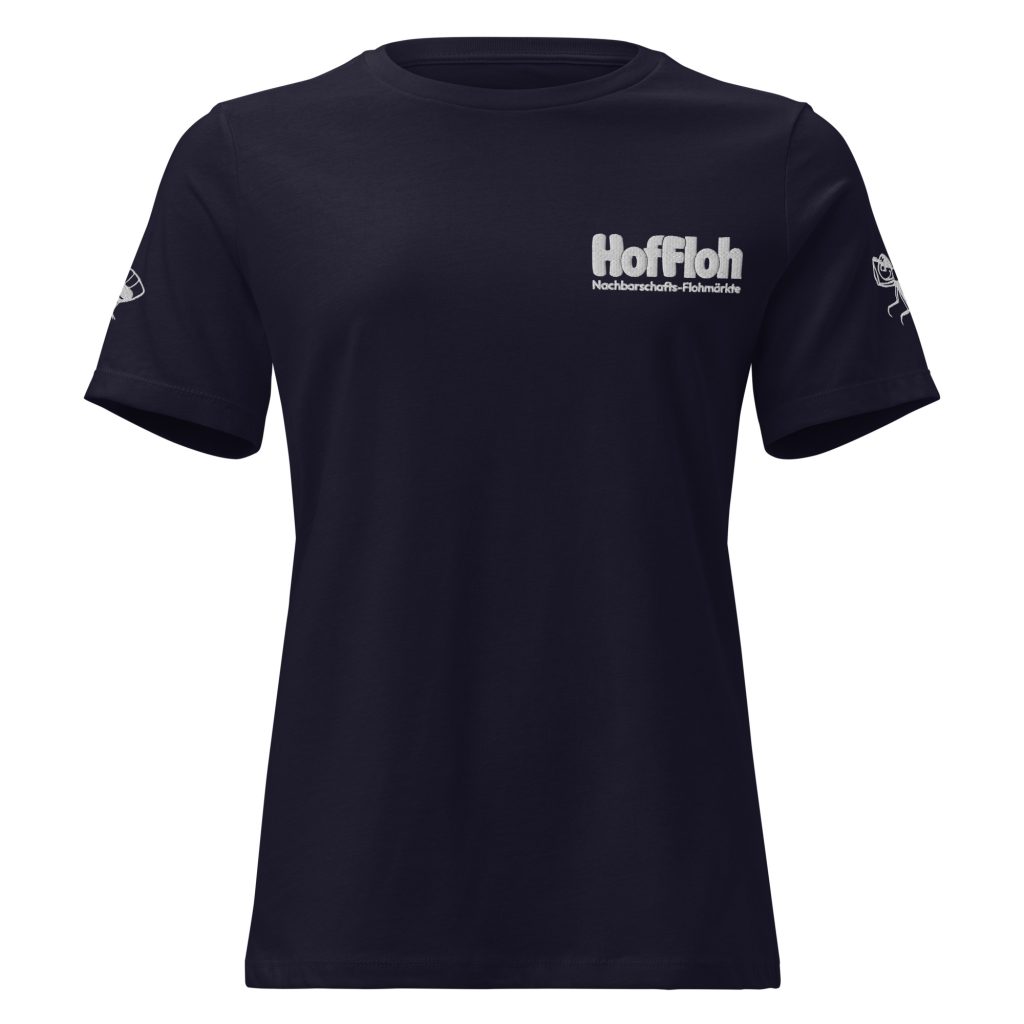 Lockeres Damen-T-Shirt (bestickt)