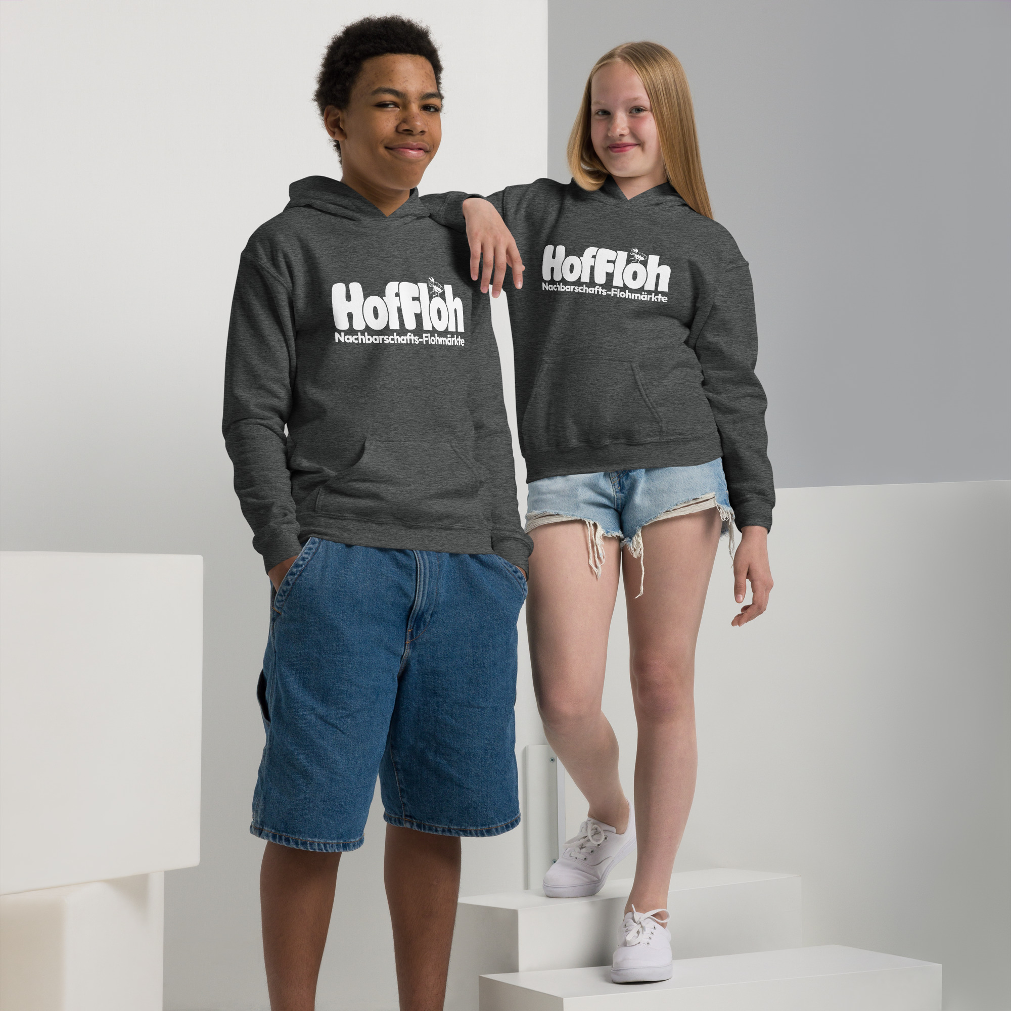 Heavy-Blend Hoodie für Jugendliche – Bild 15